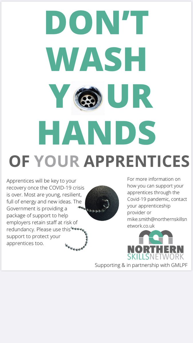 The NSN is supporting the “Don’t wash your hands of apprentices” campaign <a href="/GMLPF/">GMLPF</a>  #apprenticeships