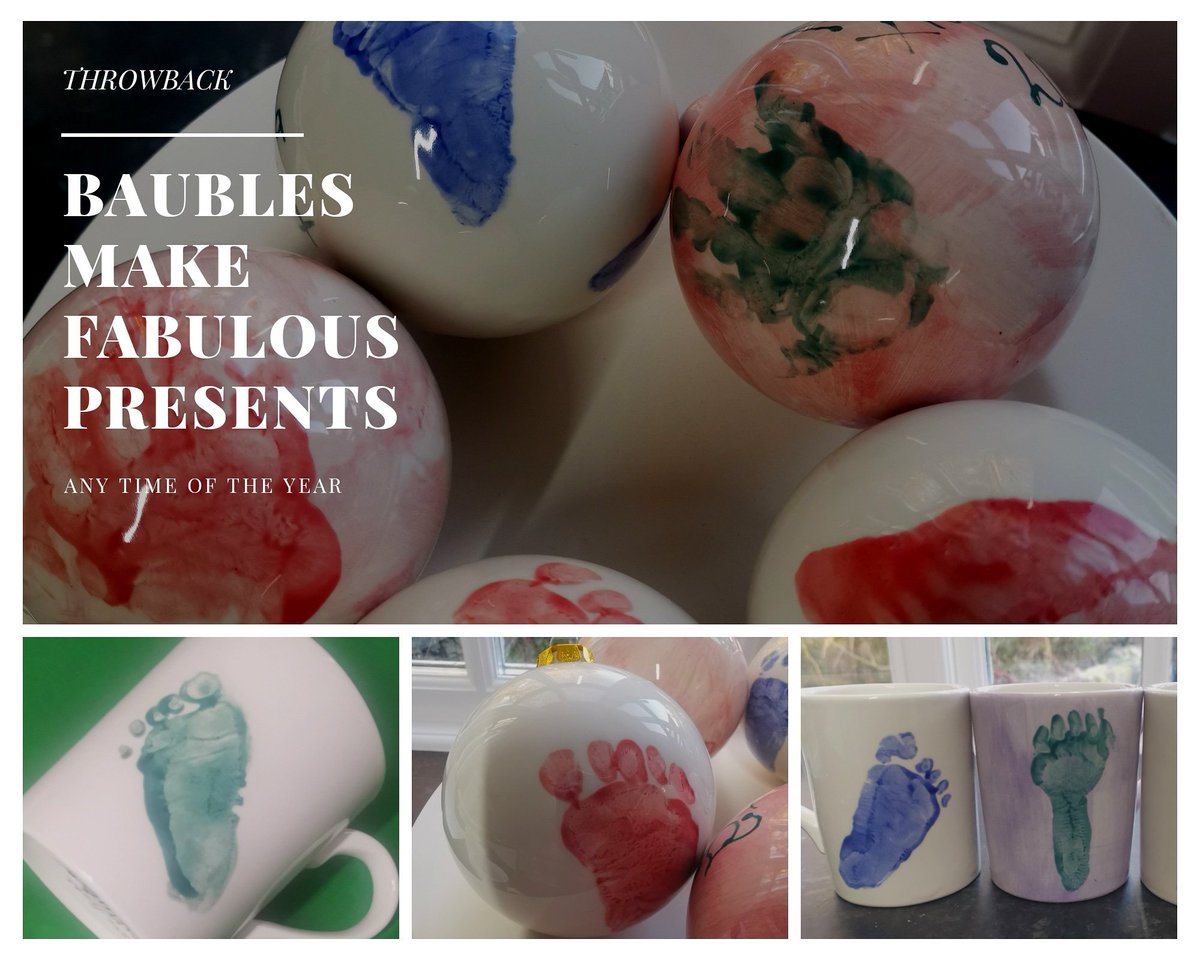 DeekaboutPYOP's tweet photo. TINY BABY FEET ARE THE CUTEST! 😍
.
.
While we have some spare time, thought I'd share some of the fabulous gifts the mummy group made over Christmas.👣
.
#deekaboutpaintyourownpottery #deekaboutceramics #thelakes #thelakedistrict #windermere #giftideas #babyfeet #keepsake https://t.co/paFjmRmYLm