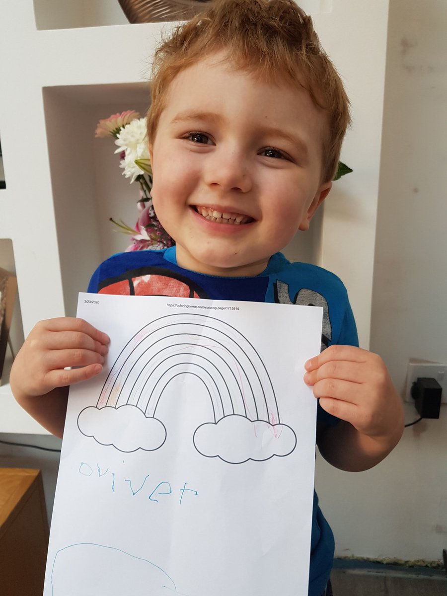 We've done our rainbows #rainbowtrailuk #COVID2019 <a href="/MpNursery/">MpNursery</a>