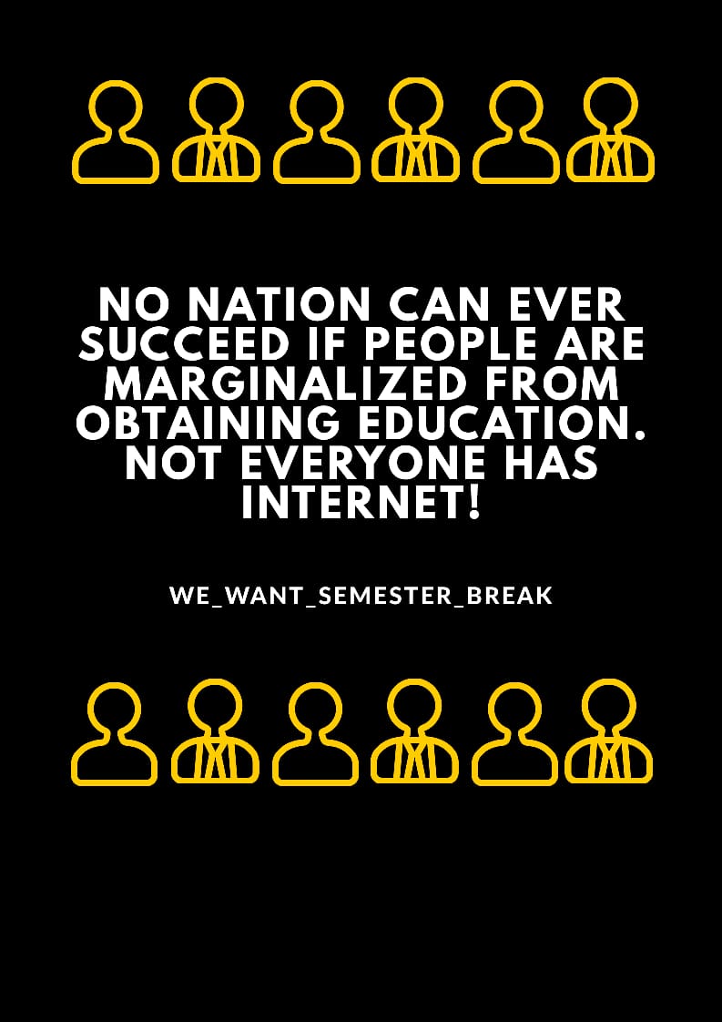 MoazzamaMasood's tweet image. #we_want_semester_break
Stop this drama that we arrange online clases for our students
Students are not getting a single concept from your #onlineclases 
Stop this bluff
Nd take a right step for us.