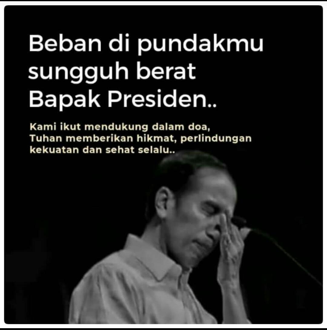 KurniaAbbas's tweet photo. We proud of u Mr. President 💕 , kami selalu bersamamu rakyat indonesia 😢 @jokowi https://t.co/lyyXjPzvRk