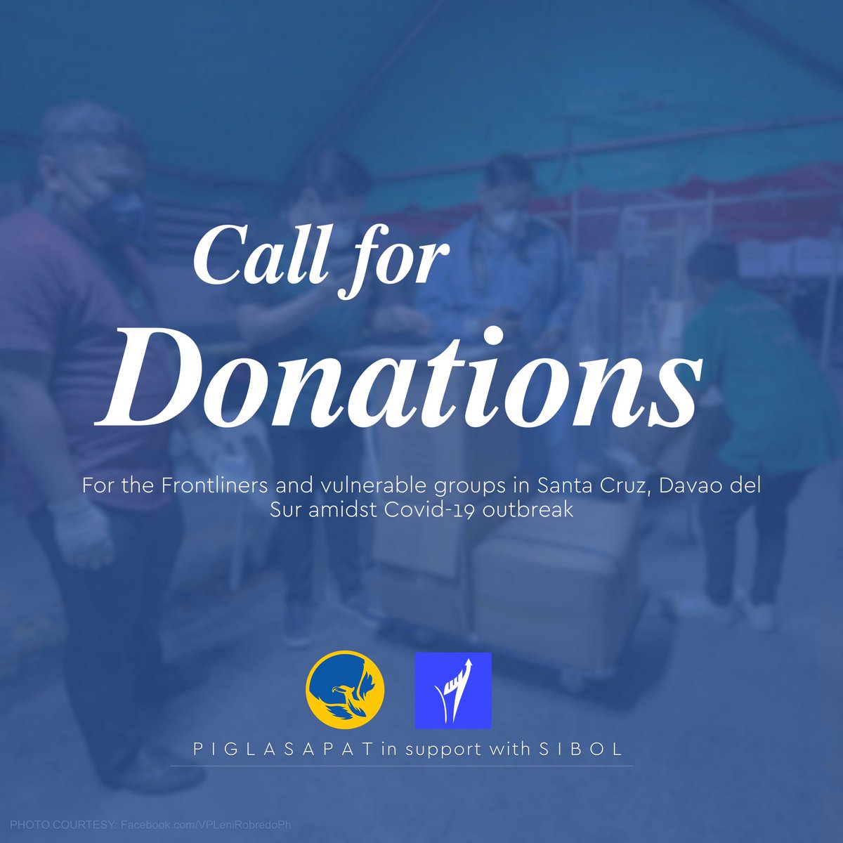 itsatenep's tweet photo. [CALL FOR DONATIONS]

In support with PGLSPT alumnus @jerryhuerbana, and @sibolsc we humbly ask for donations to be given to the frontliners and marginalized groups in Santa Cruz, Davao del Sur.

Please see the attached photos for more details and information on how to donate. https://t.co/nj6cmDGA9s
