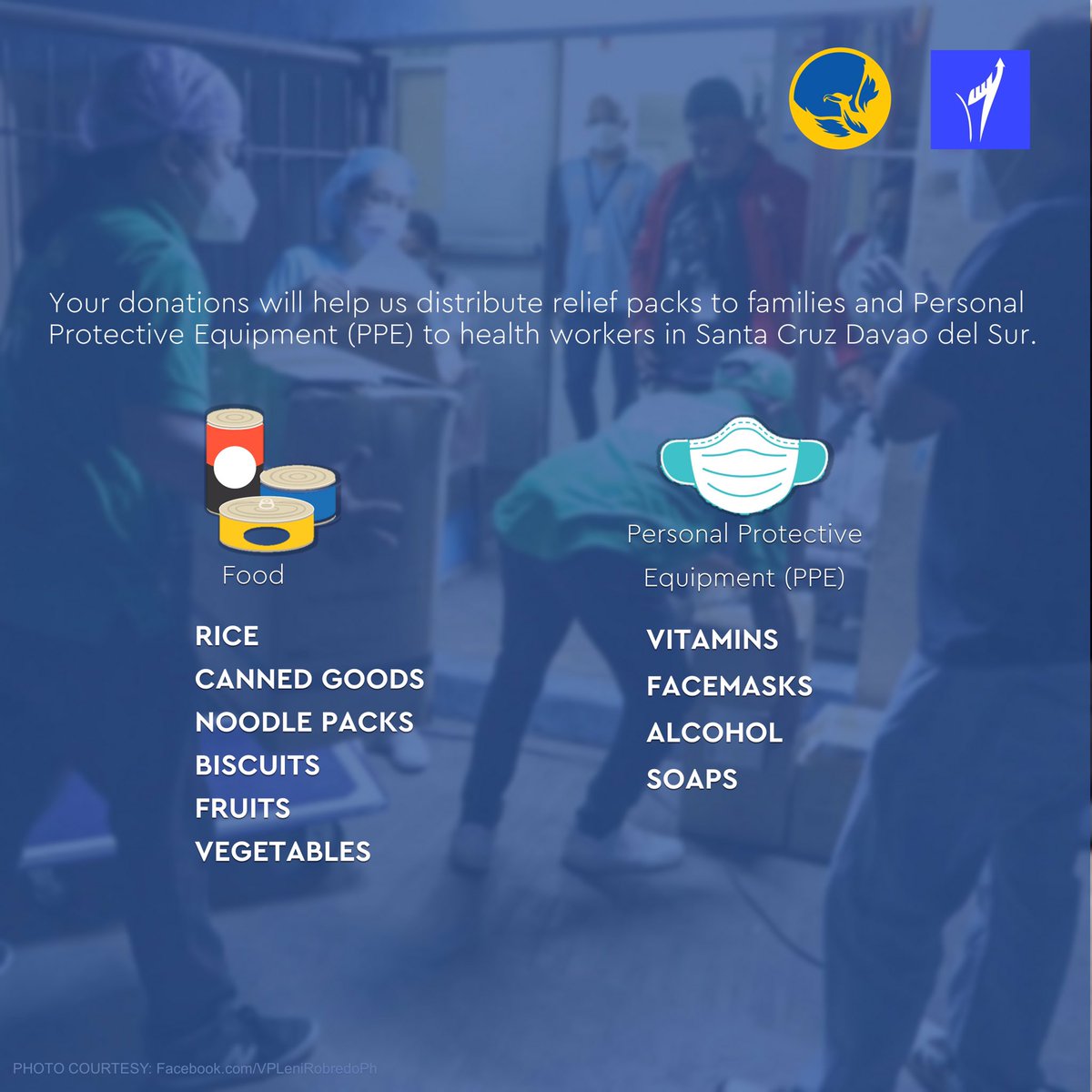itsatenep's tweet photo. [CALL FOR DONATIONS]

In support with PGLSPT alumnus @jerryhuerbana, and @sibolsc we humbly ask for donations to be given to the frontliners and marginalized groups in Santa Cruz, Davao del Sur.

Please see the attached photos for more details and information on how to donate. https://t.co/nj6cmDGA9s