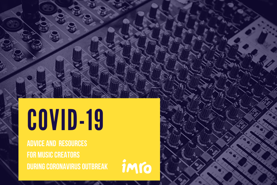 IMRO_music's tweet photo. Advice &amp; Resources Update for IMRO Members During the Coronavirus Outbreak

>>> https://t.co/PB6AwV4zpe https://t.co/wctq9xThFL
