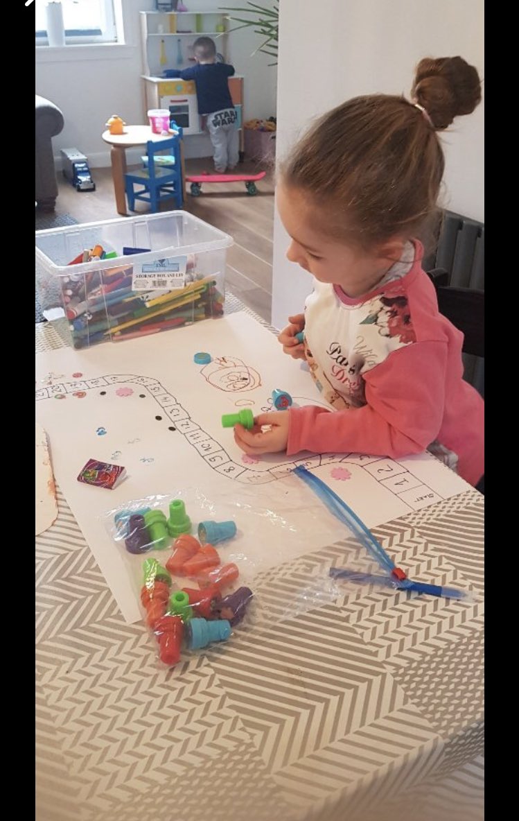 StSerfsPS's tweet image. Learners L &amp;amp; M have been showing their creative skills by working on creating this amazing home made board game that show cases numbers 😊 L you have done a fantastic job and this looks such a good game to play! Well done! #InThisTogether #earlynumeracy @ElccClacks
