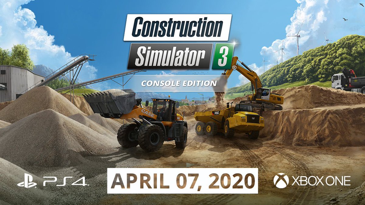 Construction Simulator 🚧 on Twitter: "We're excited to finally share a  release date with you: Lovingly prepared for consoles and equipped with  some additional features, Construction Simulator 3 – Console Edition will