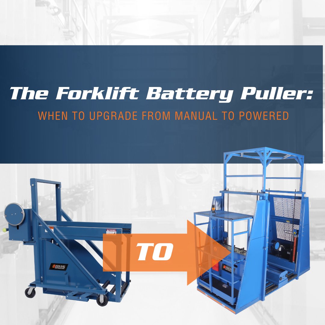 Forklift battery pullers are essential for an #efficient, highly #productive fleet. But when should you use #batteryhandling equipment? Find out here. ow.ly/Vk8T50yQVB4 #BHSbuilt