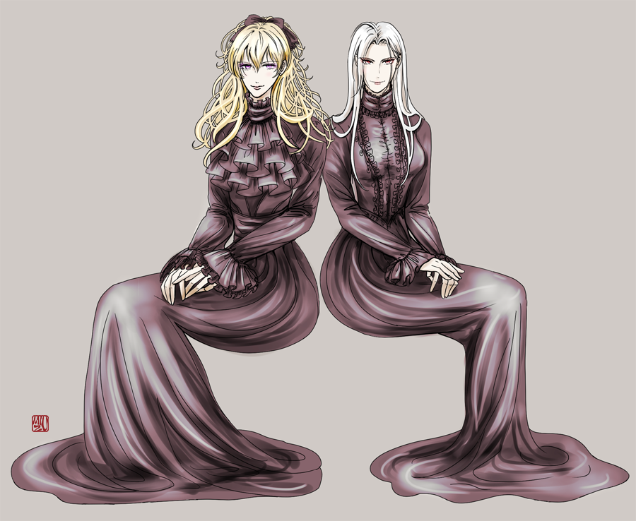 刀剣乱舞 女装注意 露出控えめな衣装で座ったままで喋らなかったら 美人姉妹っぽく見えた Mizu みづ のイラスト 刀剣乱舞 女装注意 露出控えめな衣装で座ったままで喋らなかったら 美人姉妹っぽく見えた Mizu みづ のイラスト