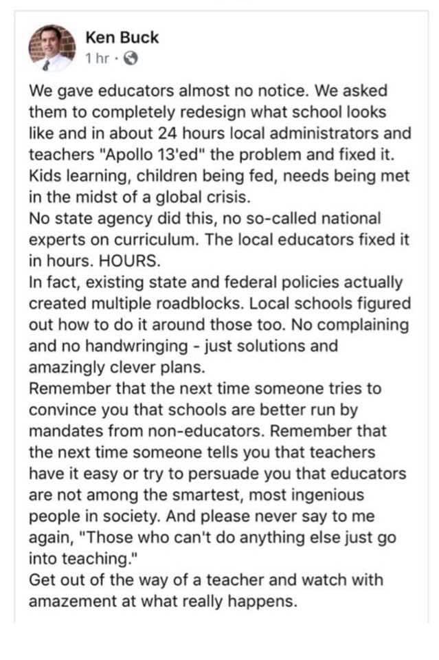 Mark Howard, PBC STEM Ecosystem (@pbchoward) on Twitter photo Shared w me so passing it forward. Amazing post about what YOU have accomplished in this moment in history, must read! Never underestimate the American educator, BE EXTRAORDINARY Palm Beach! @DianaFedderman <a href="/GFsheffield/">Glenda Sheffield</a> @EdTechDir <a href="/561Sdpbc/">Keith Oswald</a> Shared w me so passing it forward. Amazing post about what YOU have accomplished in this moment in history, must read! Never underestimate the American educator, BE EXTRAORDINARY Palm Beach! @DianaFedderman <a href="/GFsheffield/">Glenda Sheffield</a> @EdTechDir <a href="/561Sdpbc/">Keith Oswald</a>