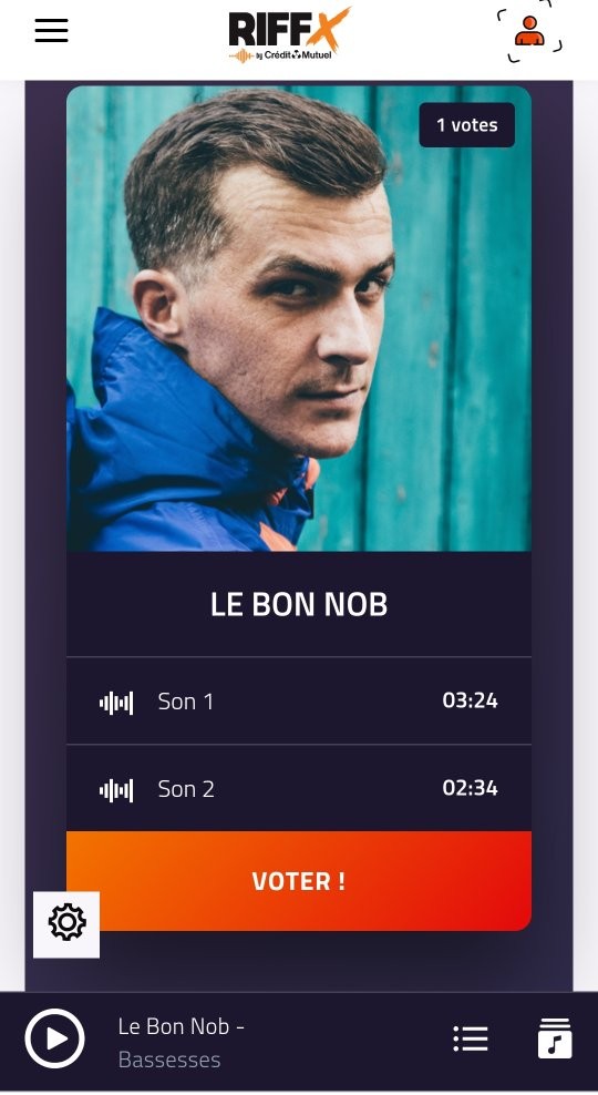J'ai besoin de toi !
J'ai participé à un concours pour faire la première partie d'IAM à l'Olympia. Pour ca j'ai besoin de ton vote. Il suffit de cliquer ici : riffx.fr/artiste/le-bon…
Tu descends jusqu'au bouton ORANGE, tu clic, tu rentres ton numéro de téléphone et c'est tout. 🙏