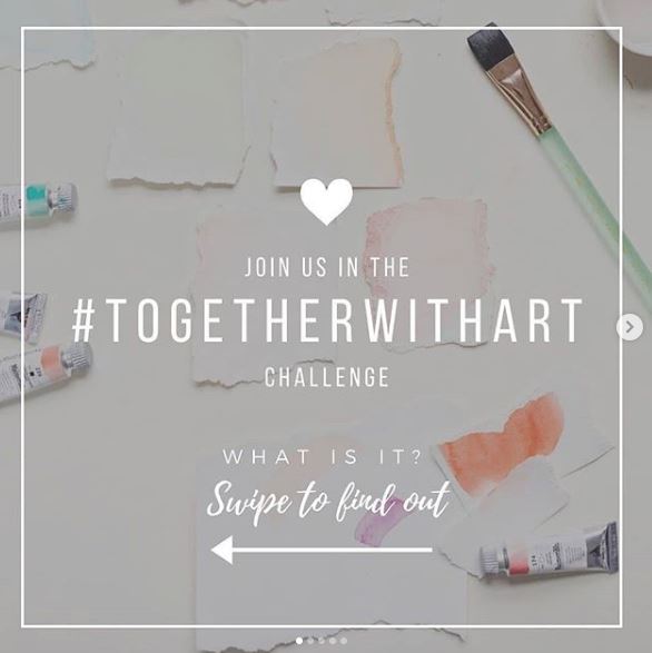 StCuthbertsMill's tweet photo. While we're finding ourselves with extra time at home, let's do something positive and uplifting with art! #togetherwithart challenge -https://t.co/ie2BcEWyvE @StCuthbertsMill @strathmoreart @DalerRowney @CansonPaper #maimeri #archespaper #princetonbrushco #lyragermany https://t.co/KGidri6SnJ