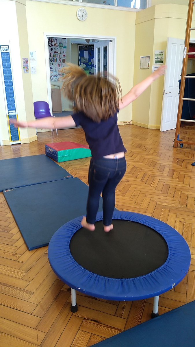 Star jumps on trampete challenge!