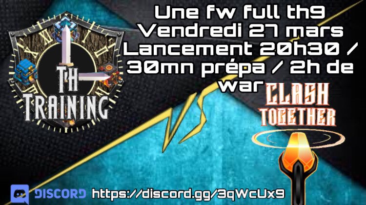Vous lez aviez aimées, les revoilà !
Les inscriptions pour les Fw sont désormais ouvertes 🎉

La première s'adresse aux Th9 ce Vendredi 27 Mars, on vous attends nombreux pour une folle soirée 😜