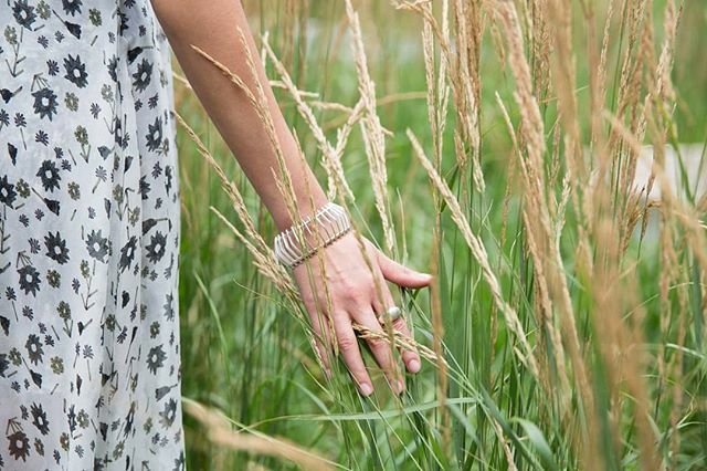Lover's Rock bracelet and Sukoon ring taking in the breeze 🌾 bit.ly/2wB28bS