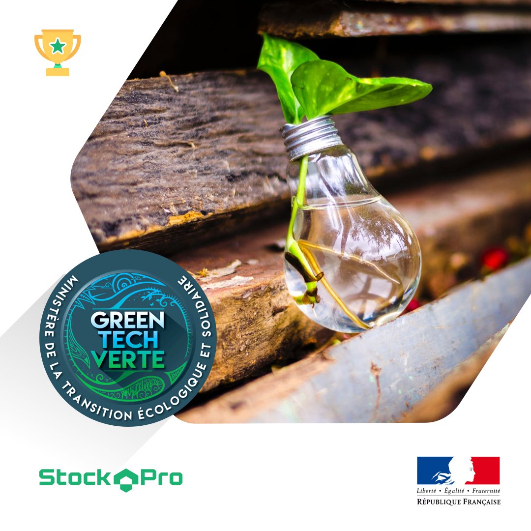 StockPro obtient le label Green Tech Verte décerné par le Ministère de la transition écologique et solidaire. Ce label récompense les entreprises innovantes en matière de transition écologique.
👉buff.ly/2UffhAl

#greentech #greentechverte #resilience #ecoresponsable #BTP