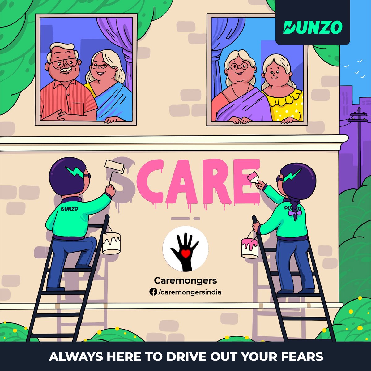 DunzoIt's tweet photo. These are indeed trying times for the elderly, &amp; Dunzo is proud to support @caremongersind in their noble endeavour to provide a helping hand in the form of deliveries/errands.
For help contact:
WhatsApp : 9591168886
FB : facebook/groups/caremongersindia
IG : @caremongersindia https://t.co/LmnCPFBFU3