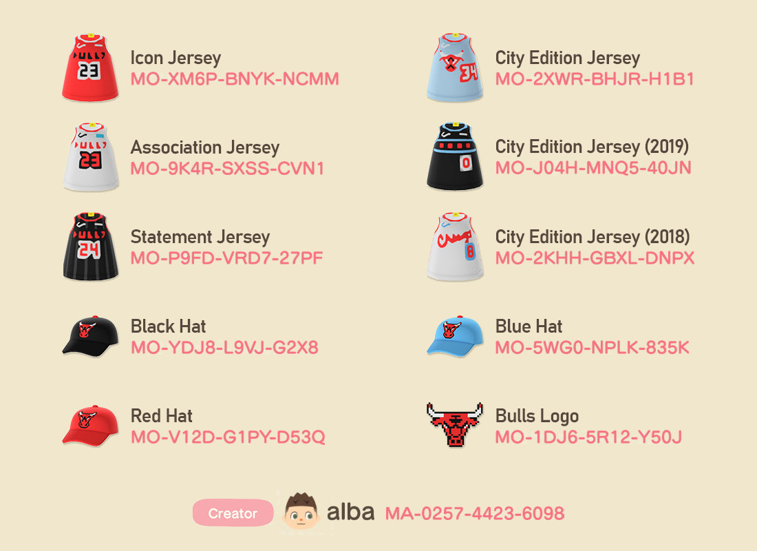 nba jerseys animal crossing