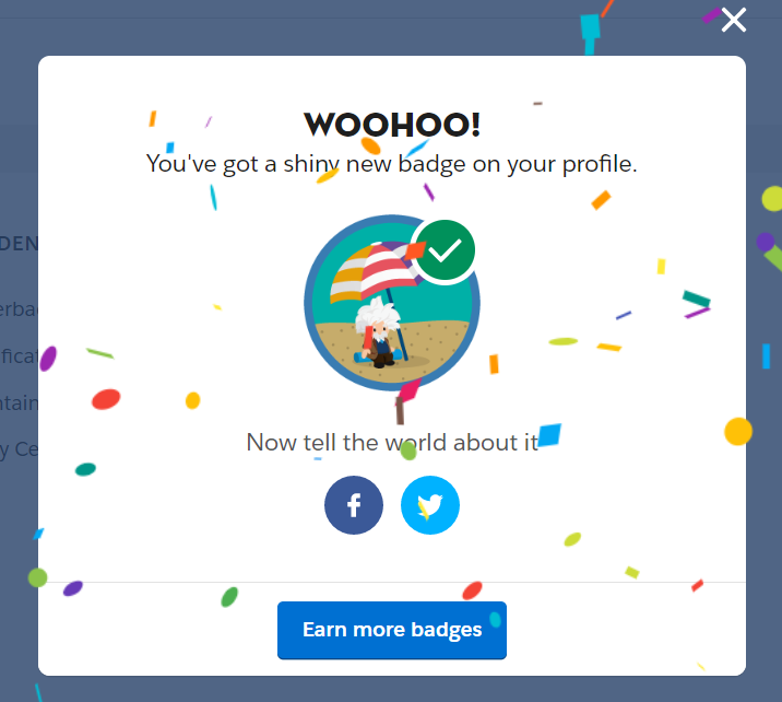 Just earned the Einstein Discovery Story Insights badge on @Trailhead and you should too! 

#salesforce #trailhead #learning #trailblazer #trailblazerCommunity #ohana #salesforceohana #wit #SalesforceWit
trailhead.salesforce.com/content/learn/…