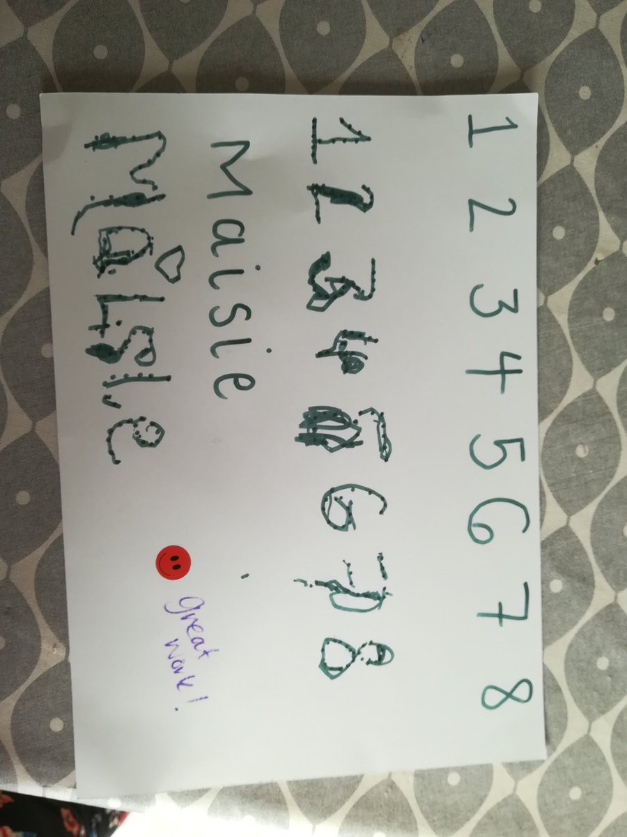 missdee__x's tweet photo. @MilnathortN Maisie enjoying joining in with Amelia doing some work. She worked on some joining up dot letters and recognised numbers to 8 ❤️ shes missing nursery already. https://t.co/pxCMY9pm4O