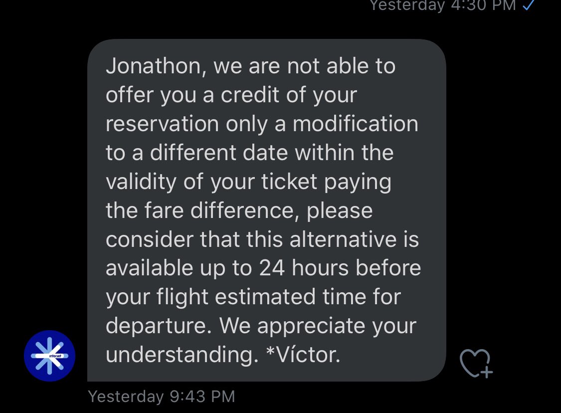 Horrible customer service from <a href="/interjet/">Interjet</a> taking more people’s money at a time of help.  <a href="/Aeromexico/">Aeroméxico</a> has given credit <a href="/WestJet/">WestJet</a> has and Interjet asks for more money 💰 #PleaseRT #boycottinterjet