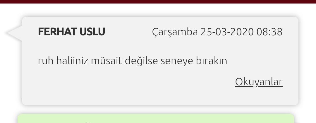 Bu cevabı asla unutabileceğimi sanmıyorum
#onlinesınavistemiyoruz
#onlinesınavadaletsiz