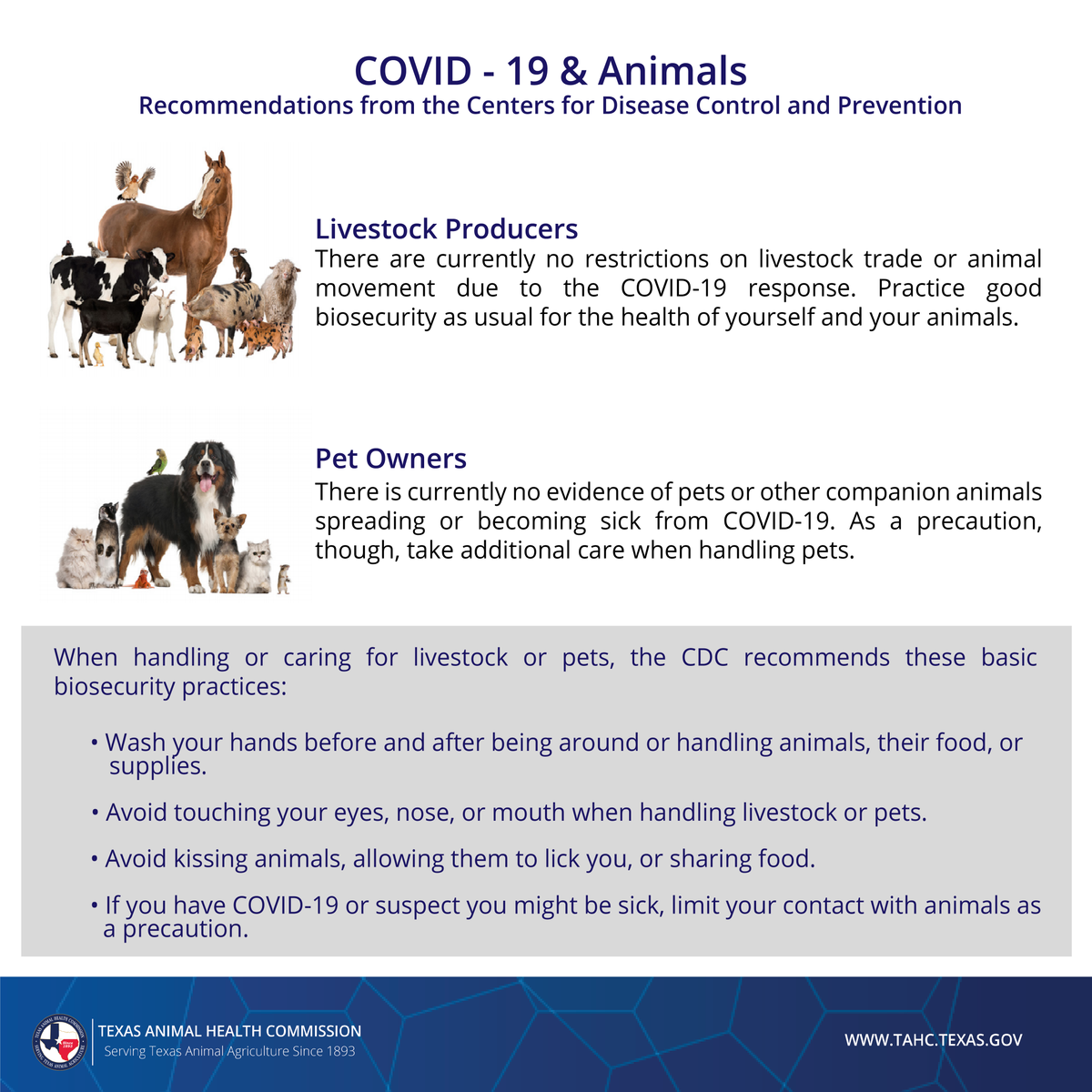 Texas Animal Health Commission tweet media