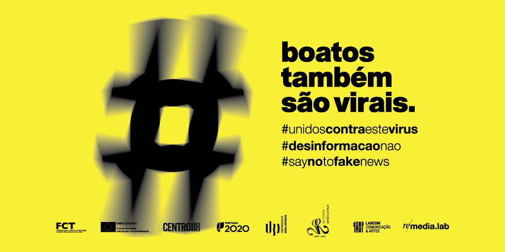 #UnidosContraEsteVirus #DesinformacaoNao #SayNoToFakeNews