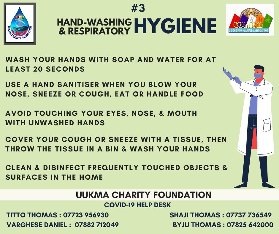SecretaryUkma's tweet photo. #COVID2019 #Hygiene #handwashing #Respiratory #FightCOVID19 #coronavirus #UUKMA https://t.co/84xW8CibDo