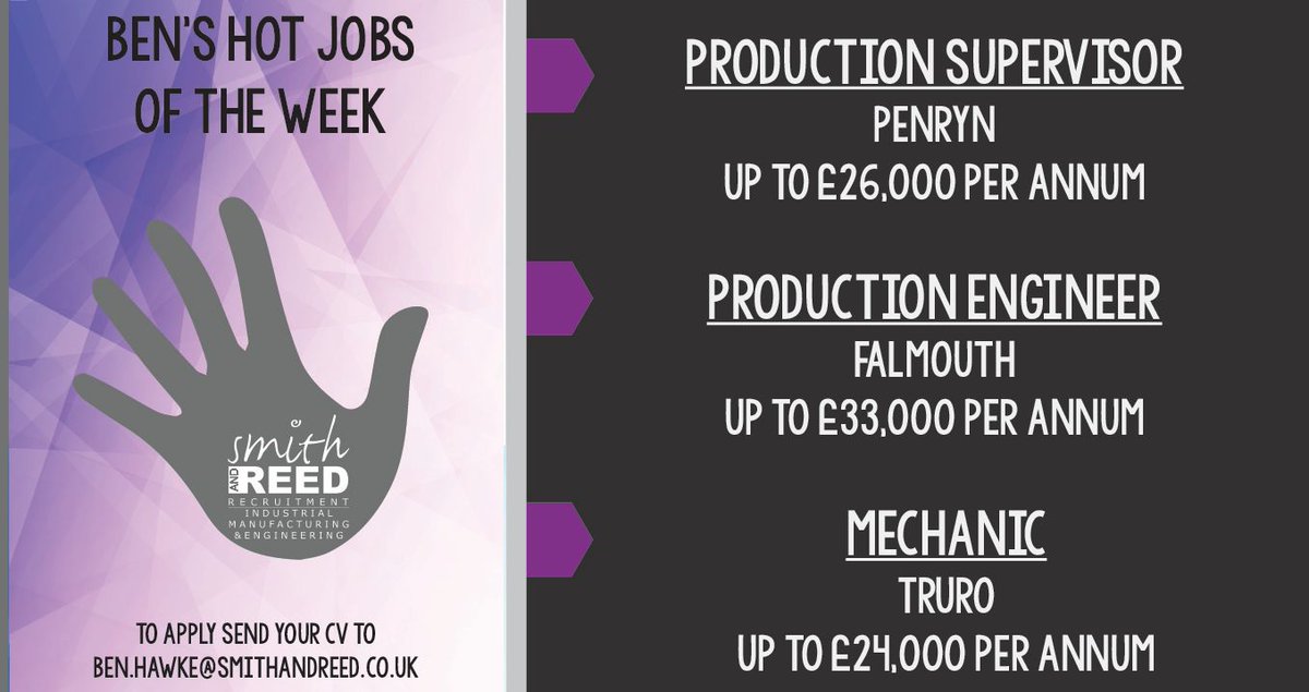 smithandreed's tweet photo. #jobs #southwestjobs #jobopening #jobsearch #careers #jobscornwall #cornwalljobs #applynow #staffing #recruitment https://t.co/ifsooHPkCW