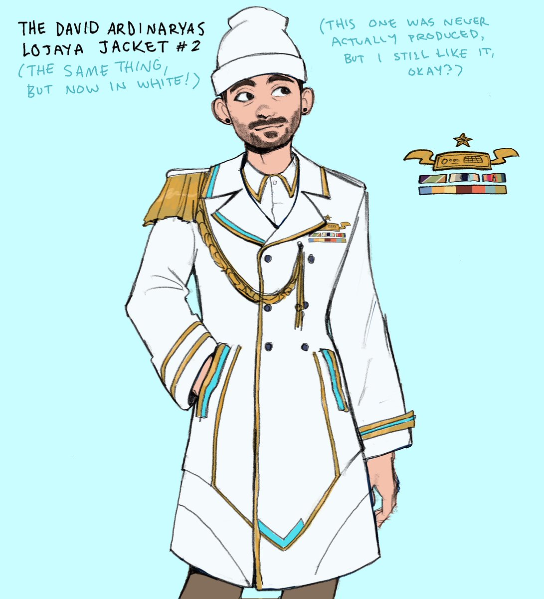 was bored so i made a little visual guide to all the different @jonbellion glory sound prep jackets!! ranging from the ones in the concept art to the real one (and the one he wore for the good things fall apart mv) ? tap to read the text ! 