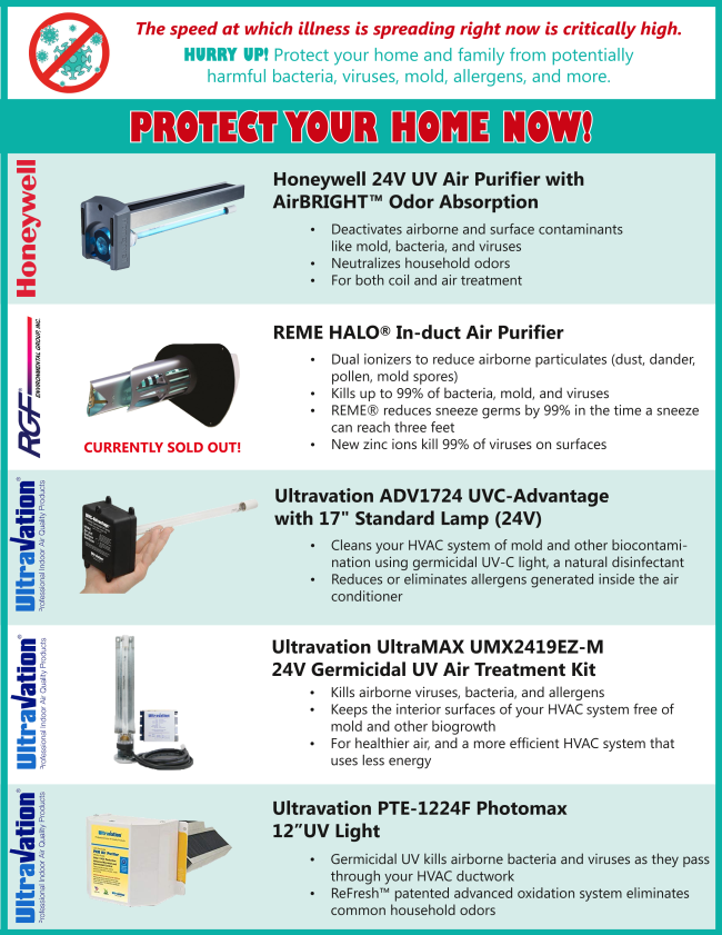 We've Got #IAQ Covered! Products that fight bacteria, viruses, and more. Give us a call at 757-420-4253! conta.cc/2WDr3WU