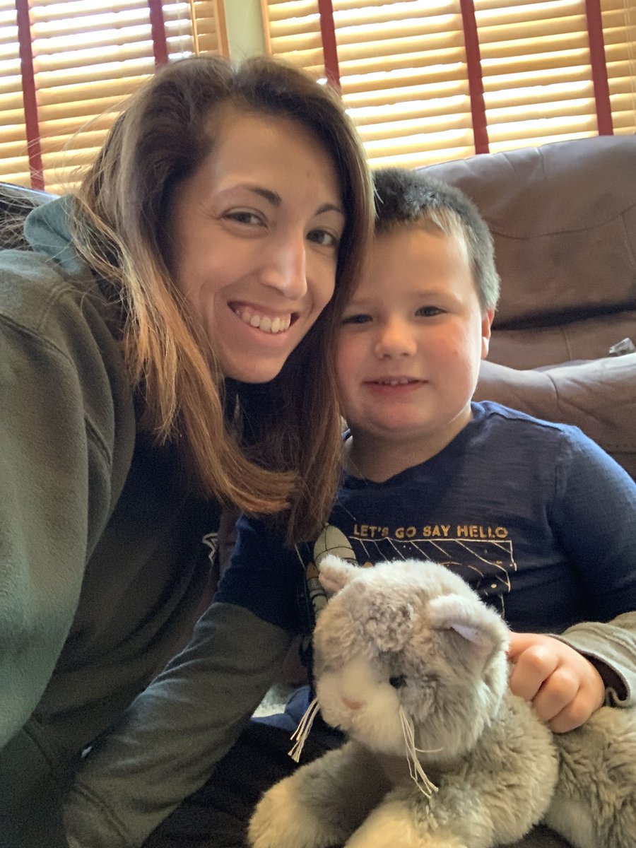 preschoolsandy's tweet photo. 1N and my son had some cute friends helping them out with their distance learning yesterday 🐻 🐱 🦁 📝 💻 @GRPSCentral #rockgrnj #themedays https://t.co/7UvwseCFoK