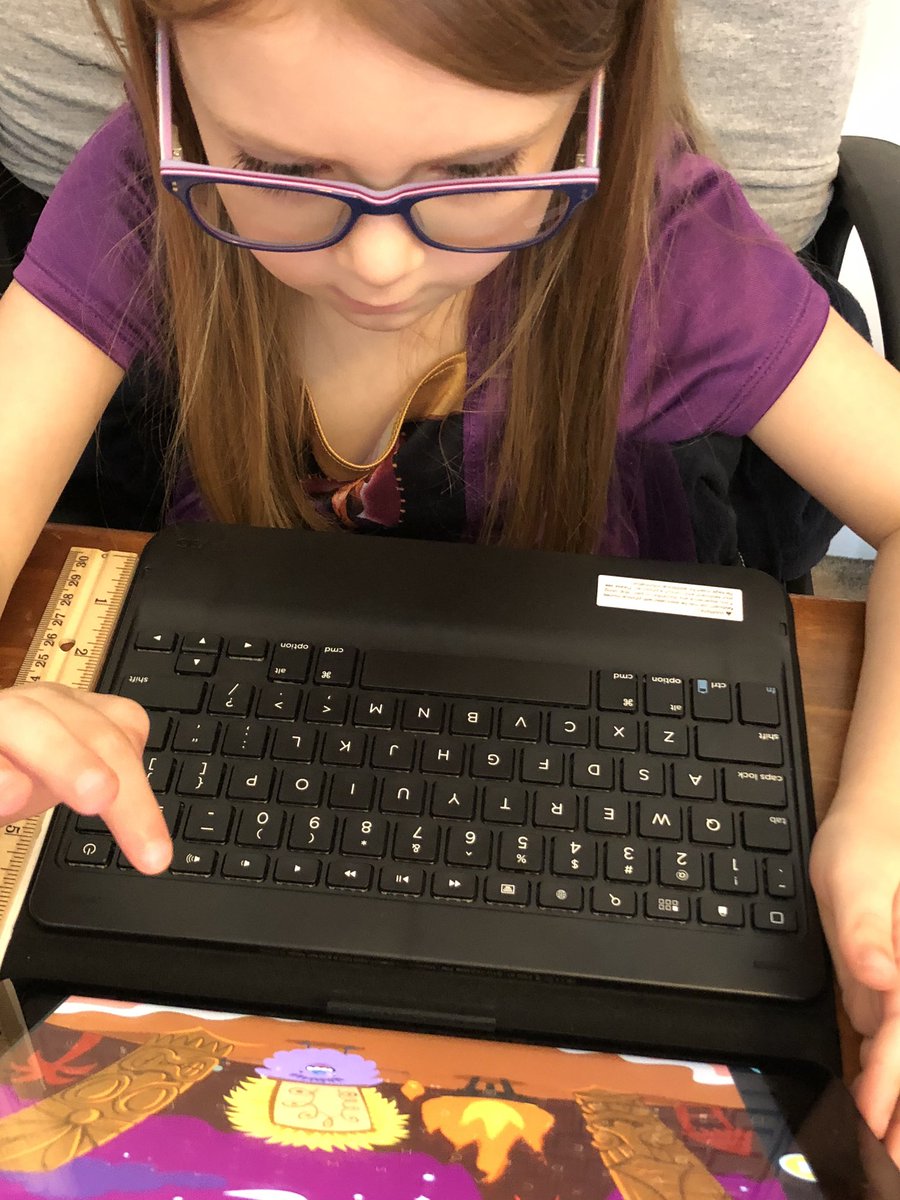 Now that I’m teaching PreK and 3rd grade we are sharing technology #DigitalLearning #SheIsWorthIt #eductationdotcom #pjs4days