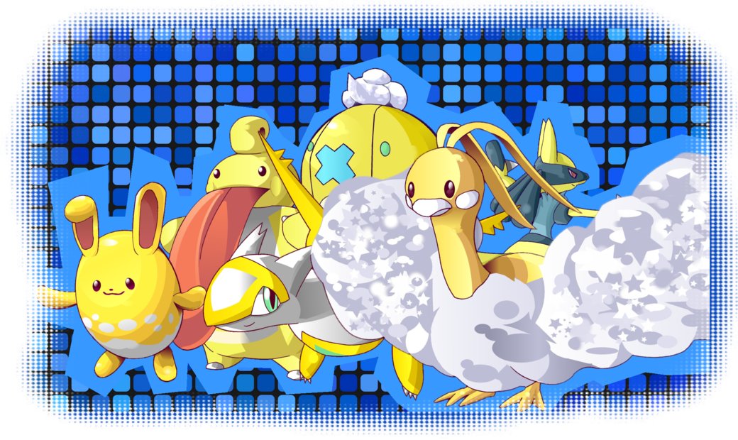 かなめ Sur Twitter Yellow Shiny Pokemon Party マリルリ 色違い ベロベルト 色違い フワライド 色違い ラティアス 色違い チルタリス 色違い ルカリオ 色違い