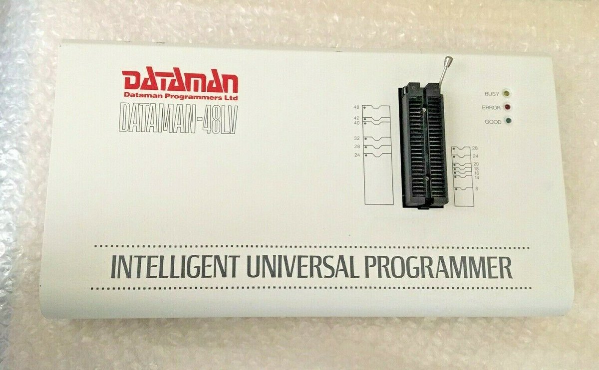 ebay.co.uk/itm/1739126150…
DATAMAN 48LV INTELLIGENT UNIVERSAL PROGRAMMER #ITUK #RefurbishedIT sales@alliedcs.co.uk