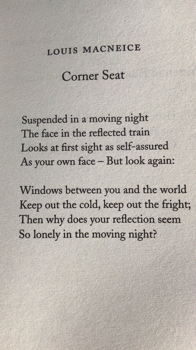 ShiplakeEnglish's tweet photo. #dailypoem. Year 11 study Prayer Before Birth. Here he  explores how a reflection can reveal your inner state of being as he stares at the window of a carriage in a train . https://t.co/UfnmpifqC2