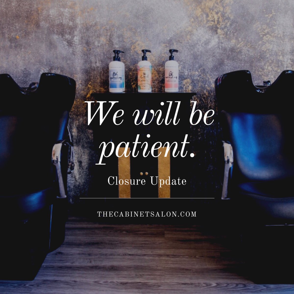 Closed until further notice. For more information please visit thecabinetsalon.com