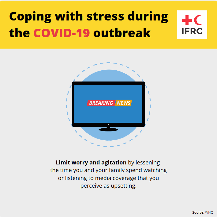 ICRC's tweet photo. It's normal to feel sad, stressed, confused, scared or angry during a crisis.

Talking to people you trust can help. 

Stay updated with information on #coronavirus from @WHO and @IFRC.

What are you doing to take care of your mental health? #covid19 https://t.co/EYDYDp2Etl