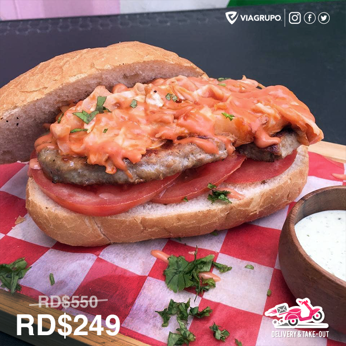Viagrupo's tweet photo. #EnCasaConViagrupo ¡2 deliciosas #ofertas de 'Exquisito by Rellenao' con #takeout para aprovechar en casa!

6 deliciosos Chimis por solo RD$250 en 👉 https://t.co/fwGGrwFM3F

2 #arepas rellenas de #queso por RD$150 en  👉 https://t.co/3UjbGlb35R https://t.co/2lQA5zMSYd