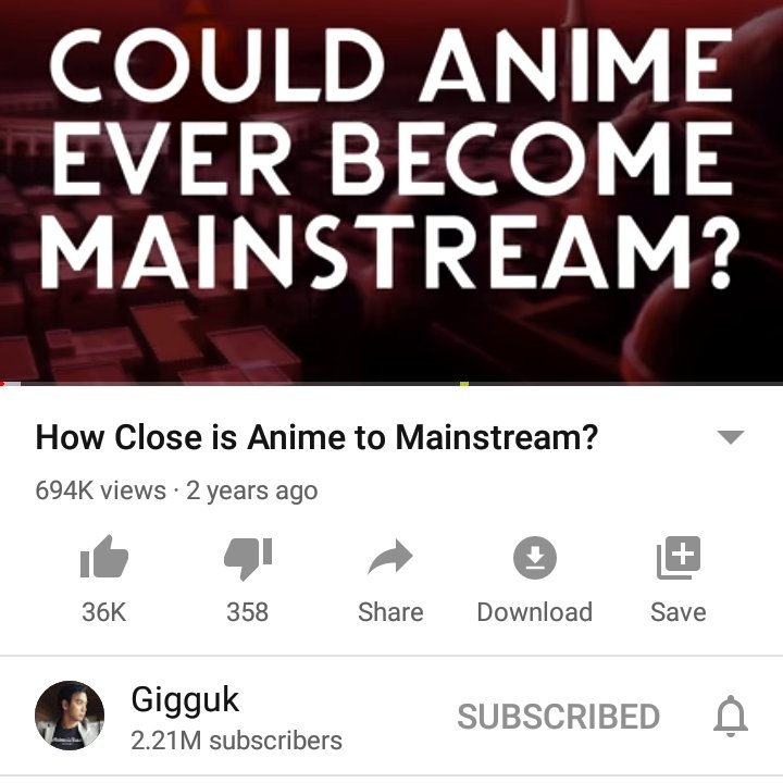 Okay, thread time. I know this isn't exactly a new take, but it needs repeating. For a while, anime fans wanted their hobby to be accepted by the public. They wanted anime to go mainstream. That was a colossal mistake. Anime should have never gone mainstream.