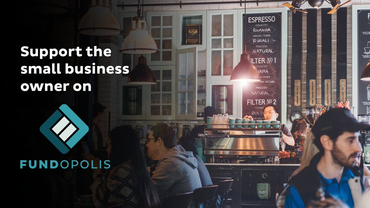 HelloFundopolis's tweet photo. We hope that by offering these favorable terms, we can help small businesses endure these challenging times and continue to serve us – as they always have @YahooFinance #Fundopolis #Crowdfunding #covid19response #Helpsmallbusinesses #FundopolisCares https://t.co/UGyy9Qg6XE https://t.co/4NTqnDv772