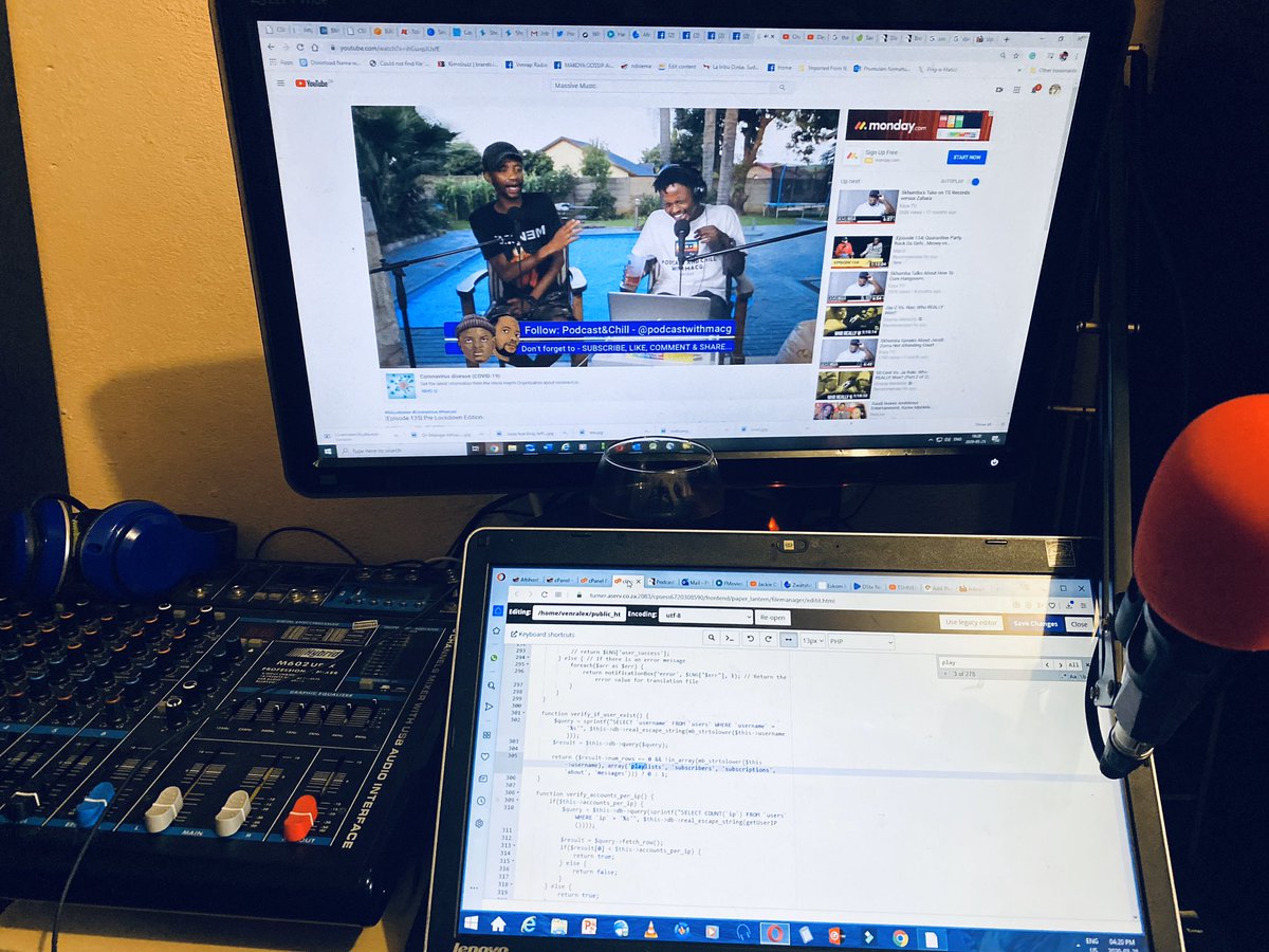 Ndinema's tweet photo. Some good time  on @podcastwithmacg  during this coronavirus with @MacGUnleashed @Lenn_Moleko  and Ghostlady
 
Check them out on YouTube like subscribe and comment https://t.co/tleWDjwMPZ  #venrapradio https://t.co/ixC7dbl2N4