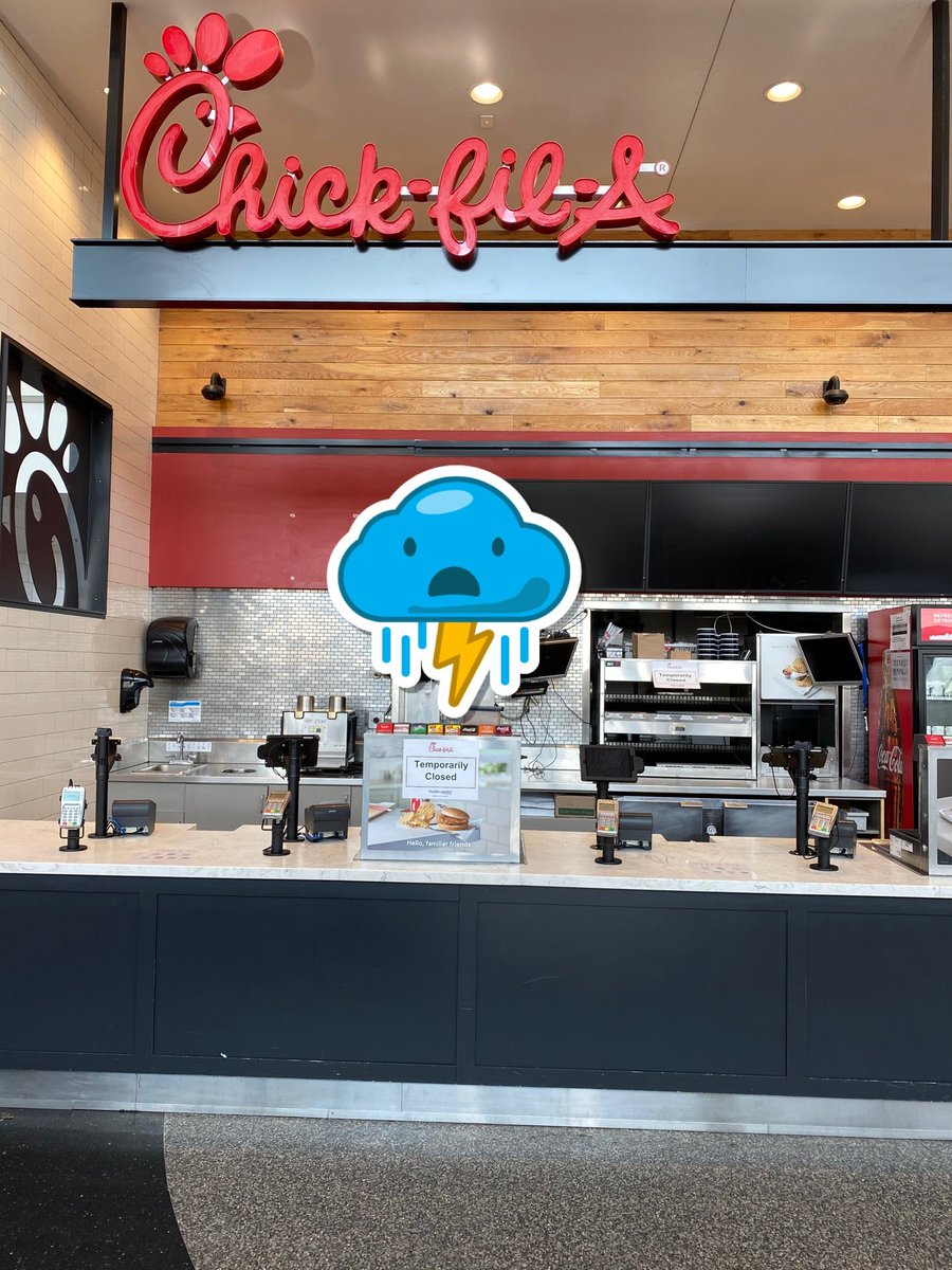RedheadRev's tweet image. On my way to help my mom move back from Florida, but taking a moment to cry: Chick-Fil-A is closed. (@ Gate A68 - @dtweetin in Romulus, MI) swarmapp.com/c/frui7sra6sm