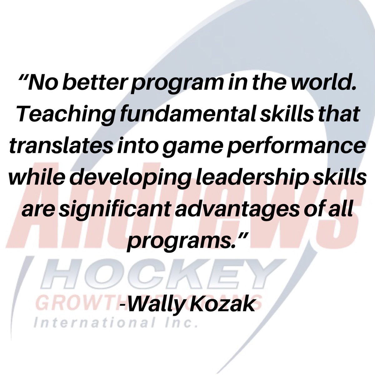 AndrewsHockey1's tweet image. Kind words from Mr. Kozak of our programs 🙌🏼⁣
⁣
Your feedback is important to us, and we strive to provide programs that provide value to players on and off the ice!