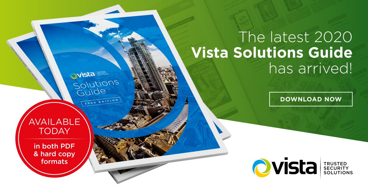 Vista’s new Solutions Guide for 2020 is now available!

For more news and information about what we’re doing, what we offer and how Vista acts as a trusted advisor across the security industry, click the links below.

News: hubs.ly/H0nSdT40

#Vista #TrustedAdvisor #CCTV