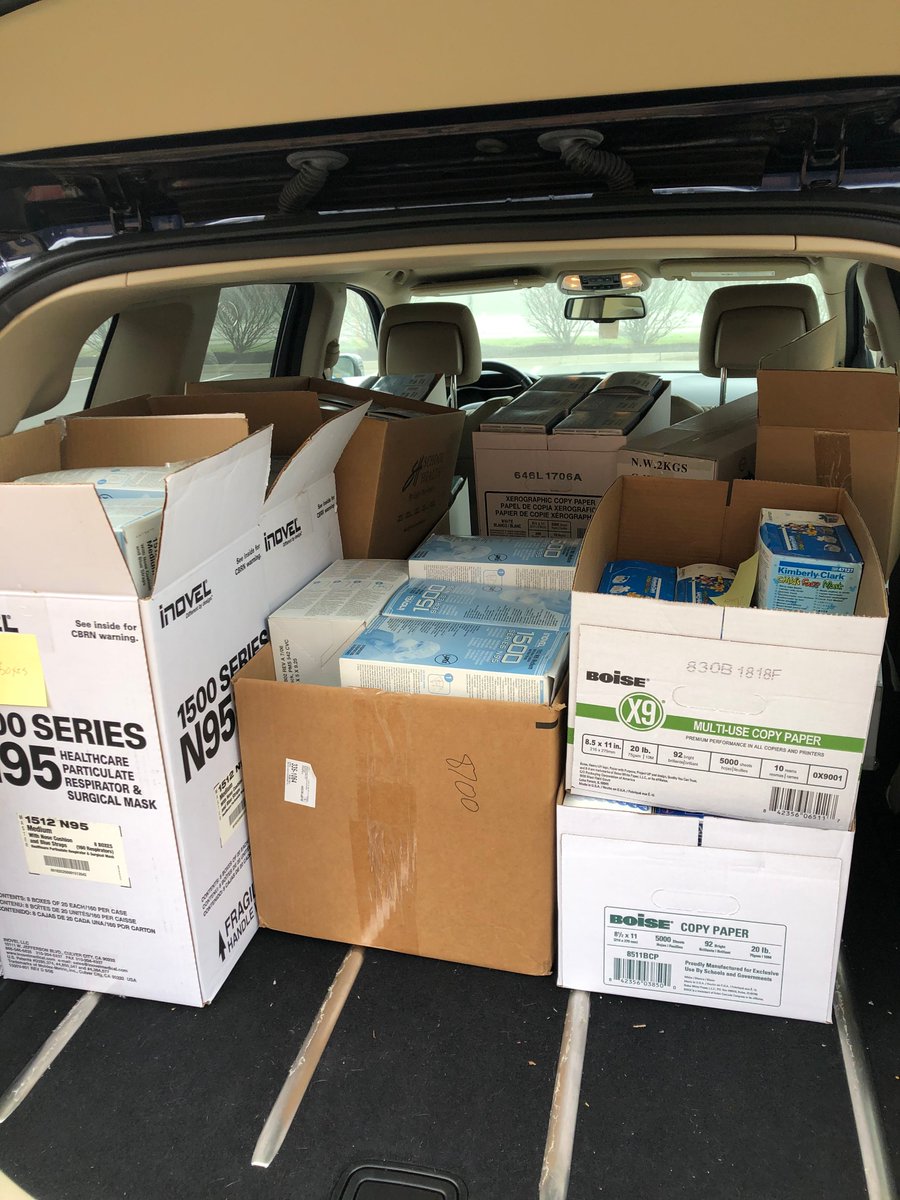 Hamilton Southeastern Schools (@hseschools) on Twitter photo We are honored to be able to help protect our local healthcare workers serving on the frontline of the COVID-19 pandemic. Today, we delivered more than 6,400 masks, including 1,400 N95 masks to our partner, <a href="/CHNw/">Community Health Net</a>. We are honored to be able to help protect our local healthcare workers serving on the frontline of the COVID-19 pandemic. Today, we delivered more than 6,400 masks, including 1,400 N95 masks to our partner, <a href="/CHNw/">Community Health Net</a>.