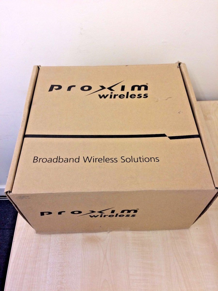 ebay.co.uk/itm/3026847911…
#ITServicesUK - NEW OPEN BOX -  PROXIM TSUNAMI 5054-SUR-WD MP 11a SUBSCRIBER UNIT
Make us an offer! sales@alliedcs.co.uk