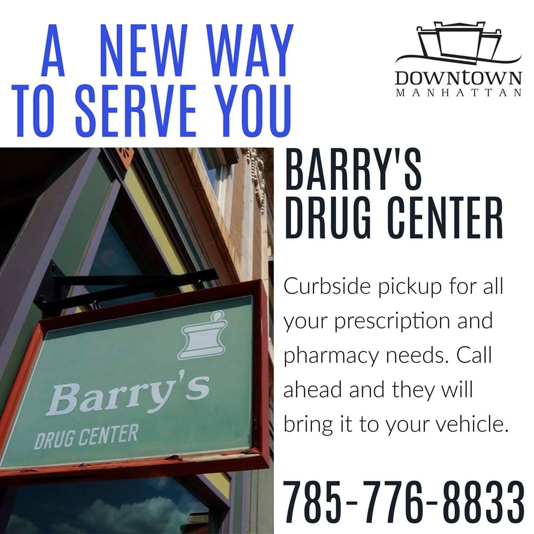 No need to stand in line for your prescriptions and pharmacy needs. Barry's Drug Center will bring your order right to your car with curb side pick up. #shoplocal #shopmhk