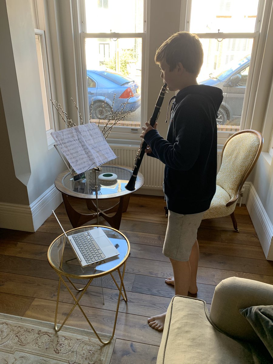 BedfordSchool's tweet photo. Day three of #remotelearning at Bedford School and we thought we would share a few photos of our boys settling into remote lessons and break times at home. Share yours too by tagging in @BedfordSchool and using the hashtag #bsremotelearning 😎 https://t.co/zIl81KrNyI