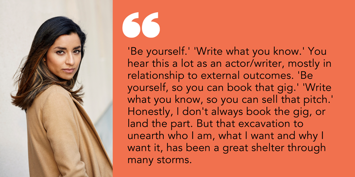 Celebrating what would have been #CanadianScreenWeek with some #WednesdayWisdom from <a href="/CBC/">CBC</a> Actors Conservatory alumna and #CdnScreenAwards nominee <a href="/Supinder_w/">Supinder Wraich</a>! She was nominated for her work on <a href="/the410_series/">The 410</a>. 

You can check it out at home on <a href="/CBC/">CBC</a> Gem! 🙌 

#CFCActors #CdnActors